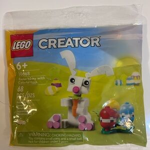 LEGO Creator Easter Bunny Rabbit Colorful Eggs Building Toy 30668 Basket Gift